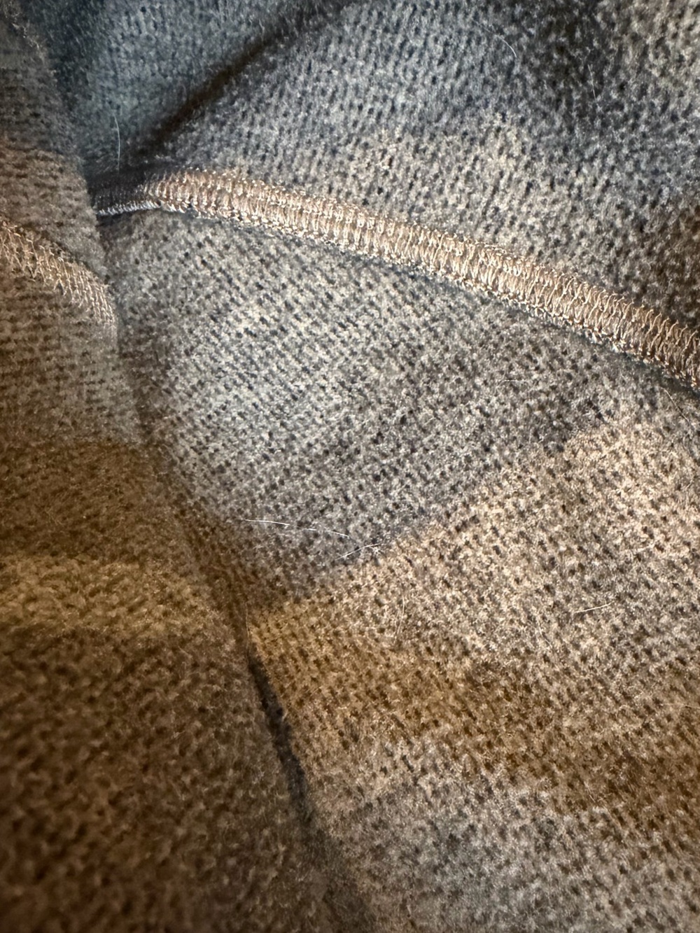 Athleta Olive and Yellow Zip-Front Fleece Jacket - Picture 8 of 10